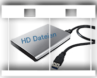 Super 8 in HD Auflösung - Logo